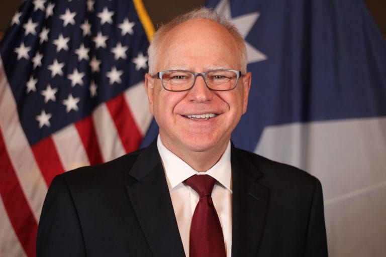 A photo of Tim Walz